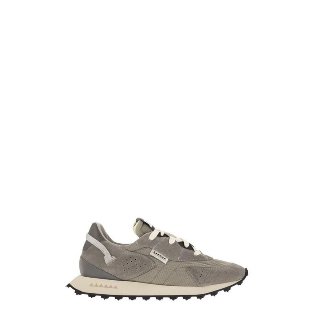 RUN OF Men's Retro Running Style Sneakers Men GREY